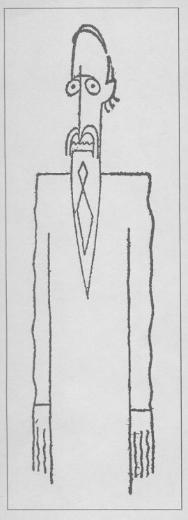 Fig. 5. Caricatura del poltico LEN BLUM (Presidente del Partido Socialista Francs). 16-1-1938, Valencia.