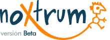 logo de NOXTRUM, el buscador especfico de TPI, empresa de Telefnica